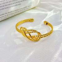 HanHan-Bracelet minimaliste en acier inoxydable plaqué or 18 ct pour femmes, bijoux de mode pour femmes
