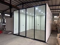 Cabine de réunion insonorisée en aluminium, mobile et acoustique, pour bureau, hôtel, école, utilisation en conférence