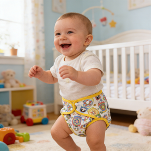<span class=keywords><strong>Couche</strong></span> <span class=keywords><strong>lavable</strong></span> <span class=keywords><strong>pour</strong></span> bébé personnalisée, réglable, de 1 à 3 ans, avec motif de poupée matriochka, réutilisable, anti-fuite, AI2, couches en tissu à poche - Product Image 3
