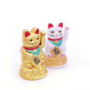 Japan Auspicious Popular Small Mini Home Car Decorate Solar Power Wholesale Lucky <strong>Cat</strong> <strong>Figurines</strong> With Waving Hand for Gift - Product Image 4