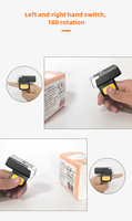 Escáner de Código de Barras de Dedo H500 para Uso en Almacenes a Prueba de Agua, Escáner de Anillo de Recolección Manos Libres para Códigos 1D/2D/QR, en Stock