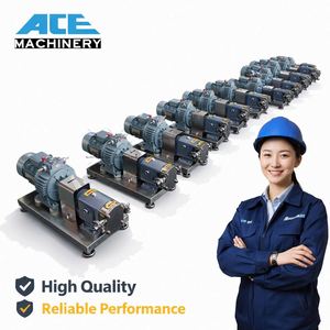Ace Food Grade Stainless Steel High Viscosity Flavorings Peanut Butter Salad Dressing Transfer Rotary Positive Displacement Pump - Product Image 2