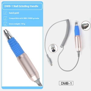 CRYSTALDOMAIN Fabricación 25000 Rpm Herramientas de uñas acrílicas para uñas gruesas Kit de limas Suministros para uñas Juegos Pulidor de brocas - Product Image 4