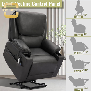 Sedia reclinabile produzione con riscaldamento e massaggio all'ingrosso pigro ragazzo reclinabile sedia per power lift reclinabile fornitore - Product Image 2