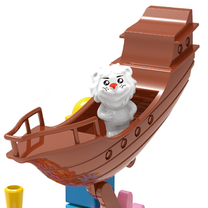 2024 niños gran oferta 34 Uds Barco Pirata <span class=keywords><strong>dibujos</strong></span> <span class=keywords><strong>animados</strong></span> juego <span class=keywords><strong>de</strong></span> bloques <span class=keywords><strong>de</strong></span> engranajes juguete educativo DIY montaje engranaje giratorio juguete <span class=keywords><strong>de</strong></span> bloques <span class=keywords><strong>de</strong></span> construcción - Product Image 3