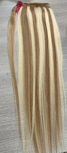 Coda di Cavallo in Capelli Umani Vergini Remy, Extension con Clip, <span class=keywords><strong>Biondo</strong></span> <span class=keywords><strong>Chiaro</strong></span> e Colori Misti, Tutti i Colori Disponibili - Product Image 3