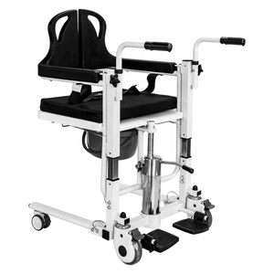 HEPO LQX200016 Hot Selling Elderly Care <strong>Therapy</strong> Equipment Waterproof Transfer <strong>Chair</strong> Patient Nursing Lift <strong>Chair</strong> with Commode - Product Image 5