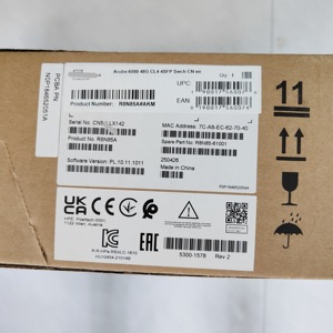 Switch Ethernet Administrado <span class=keywords><strong>Arub</strong></span> R8N85A CX6000 48G Clase 4 PoE 4SFP 370W 1U para Montaje en Rack - Product Image 5