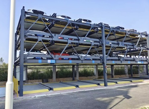 Conception automatique de système de stationnement de voiture multi-espace avec l'ascenseur de voiture de <span class=keywords><strong>concept</strong></span> de puzzle de quatre poteaux à vendre pour l'usage de <span class=keywords><strong>garage</strong></span> - Product Image 2