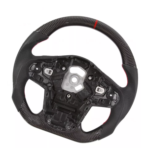 Volant en fibre de carbone à prix d'usine, très demandé, adapté au volant de <span class=keywords><strong>Toyota</strong></span> <span class=keywords><strong>Supra</strong></span> en fibre de carbone - Product Image 4
