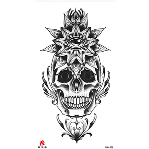 Tatuajes Temporales de Medio Brazo en Negro y Gris, Diseño Tribal Artístico Personalizado, Resistentes al Agua - Product Image 3