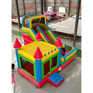<strong>Inflatable</strong> <strong>Bouncer</strong> <strong>Castle</strong> Large Commercial Colorful Building Blocks <strong>Inflatable</strong> Slides Combo <strong>Jumping</strong> Bouncy <strong>Inflatable</strong> House - Product Image 3