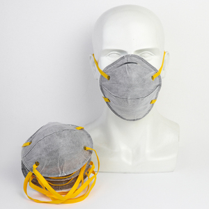 Masque Respiratoire Jetable Anti-Poussière 5 Plis à Boucles Auriculaires, Conception en Forme de Coque, du Fabricant Head Loop - Product Image 3