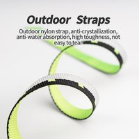 S5B Pointes de randonnée portables en acier au manganèse haute résistance, semi-verrouillables, étanches, résistantes au froid, en TPU durable, 14 dents pour la glace