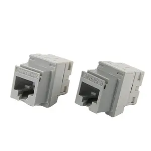 Network Cat5e Keystone Jack Unshielded RJ45 Connector Keystone Jack 22 26 WAG Toolless UTP Keystone Jack