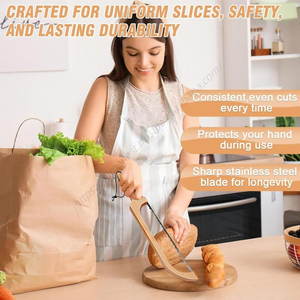 Cuchillo para Pan de Levadura de Madera de 16 Pulgadas de Alta Calidad al por Mayor con Diseño de Arco, Cortador Premium - Product Image 4