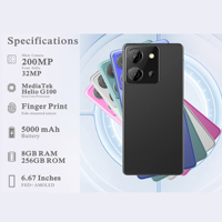 Teléfono Android Prémium 8GB 256GB Android 15 Móviles Nuevos 2025 Nueva Tendencia Smartphone Original 3G y 4G