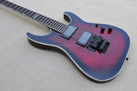 Guitare électrique Flyoung Quilted Maple, fabrication haut de gamme, guitares de qualité supérieure, corps avec binding coloré