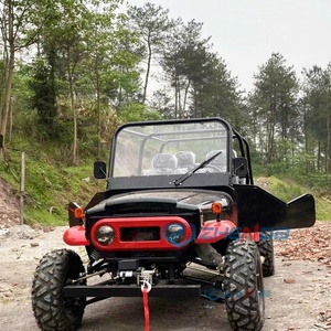 High Quality Zhenda Off-Road Electric 4 Wheel ATV/UTV Buggy Steel Tube <b>Frame</b> Hydraulic Disc Brakes Left-hand Drive Car <b>Paint</b> - Product Image 6