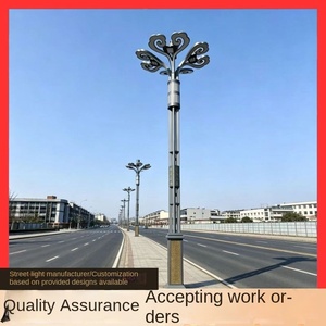 Factory Cheap Outdoor Lighting <b>Pole</b> <b>Garden</b> Landscape Lawn Waterproof LED Aluminum Alloy Single-Arm <b>Garden</b> Lamp Post 10-Year - Product Image 2