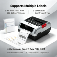 Pabrik Printer Thermal Langsung Grosir Printer Label Thermal Portabel untuk Laboratorium Medis