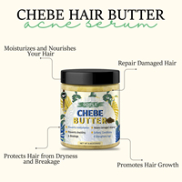 Beurre de Chebe en Gros pour la Croissance Capillaire, Beurre Capillaire pour Cheveux Naturels avec Soin Anti-Casse, Hydratation et Maintien de la Longueur
