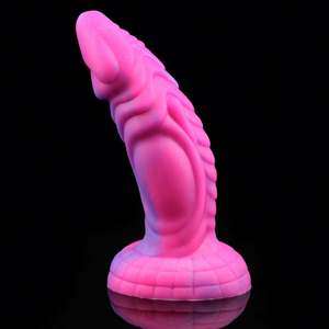Juguetes sexuales realistas flexibles en forma de punto G vaginal, consolador de monstruo grande de dragón malo de silicona de doble densidad de 10 pulgadas - Product Image 3