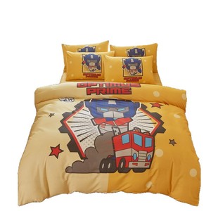 Juego de Ropa de Cama de Algodón con Dibujos Animados de Transformers, 4 Piezas, para Niños, Dormitorio, Primavera 2026 - Product Image 5