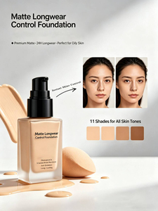 <span class=keywords><strong>Maquillaje</strong></span> al por Mayor, Marca Privada OEM, Base de <span class=keywords><strong>Maquillaje</strong></span> Vegana Personalizada, MOQ Bajo, Alta Calidad - Product Image 2