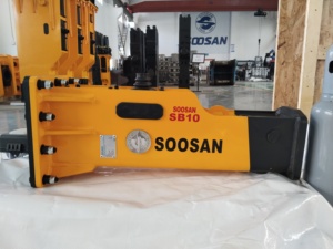 หัวเจาะไฮดรอลิก Soosan รุ่น SB10 สีเหลือง สำหรับรถขุดขนาด 0.8-2.5 ตัน - Product Image 4