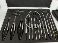 21-Piece White Cataract Surgery Instrument Kit Ophthalmic Microscopic Instruments OS-21