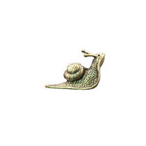 Brass Snail Figurine Antique Bronze <b>Desk</b> Ornament Craft Gift <b>Rustic</b> Style Office Decor - Product Image 5