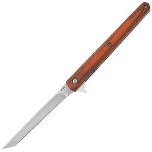 Pronto per la spedizione Pakkawood Wenge manico cuscinetto a sfera perno di apertura Flipper apertura fodera coltello tascabile per il trasporto di tutti i giorni - Product Image 4