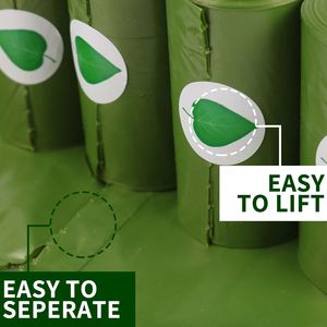 ถุงเก็บอุจจาระสุนัขแบบย่อยสลายได้ กลิ่นหอม สีเขียว หลายสี ผลิตตามสั่ง ขายส่ง เป็นมิตรกับสิ่งแวดล้อม - Product Image 5