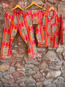 Conjunto de Pijama Indio Hecho a Mano en Jaipur para Mujer, Estampado, Ropa de Dormir de Verano para Primavera, Pijamas Cómodos para la Noche - Product Image 2