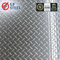 Tôle d'aluminium à carreaux 6063 6061 de 2-4 mm pour la décoration, la découpe, le soudage, le revêtement, le gaufrage et le laminage