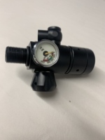 Vente en gros de combinaison de plongée en plein air, réservoir de plongée sous-marine de 1L, kit de bouteille de gaz oxygène sous-marine de 300 bars avec pompe PCP manuelle et embout buccal en verre