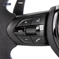 Volant sport en cuir de haute qualité LCI pour BMW E90-E93/E70-E71/E12/E53/E89/E84/E81/E87/E82/E88 Suede