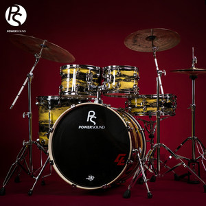 <span class=keywords><strong>Batterie</strong></span> de percussions POWERSOUND STORM Series PS Jazz, kit de <span class=keywords><strong>batterie</strong></span> pour la pratique à domicile, la scène, <span class=keywords><strong>batterie</strong></span> <span class=keywords><strong>acoustique</strong></span>, coque en érable/peuplier - Product Image 5