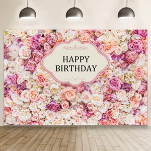 Bannière Joyeux <span class=keywords><strong>Anniversaire</strong></span> avec Diamants Brillants, <span class=keywords><strong>Toile</strong></span> de Fond pour Décoration 18ème <span class=keywords><strong>Anniversaire</strong></span>, <span class=keywords><strong>Toile</strong></span> de Fond Photo pour Fête 30ème <span class=keywords><strong>Anniversaire</strong></span> - Product Image 5