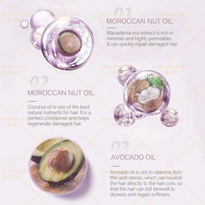 Huati Sifuli TOCO 785ml Shampooing et après-shampoing à la kératine pour soins capillaires quotidiens, hydratant, nourrissant, au collagène, biologique - Product Image 6