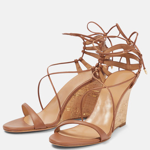 Nuovi Sandali con Tacco Alto da Donna, <span class=keywords><strong>Scarpe</strong></span> Eleganti con Cinturino alla Caviglia, Sandali con <span class=keywords><strong>Zeppa</strong></span> Chunky - Product Image 3