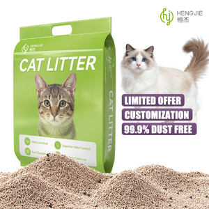 Litière pour chat en sable de bentonite à agglomération rapide de haute qualité, best-seller 2025, bloque les odeurs, vente en gros de litière pour chat, OEM - Product Image 1