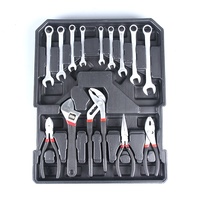 Great Wholesale 186pcs Carbon Steel CRV Aluminum case Tool Box Set for Car Repairing