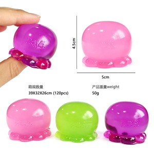 ของเล่นบีบฟองสบู่รูปปลาหมึกใส บีบสิวคลายเครียด - Product Image 4