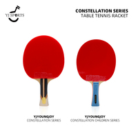 Raquettes de tennis de table professionnelles en carbone YoungJoy Sports Constellation Series, raquettes de niveau avancé