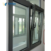 Meilleure vente personnalisée UPVC fenêtre étanche Europe Swing Style cadre en alliage d'aluminium persienne d'écran magnétique en acier inoxydable