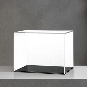 Customized Vertical <strong>Display</strong> Box with Black <strong>Base</strong> Modern Eco-Friendly Style Factory Assembled Clear <strong>Acrylic</strong> <strong>Display</strong> Stand - Product Image 4