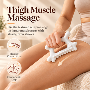 Masseur facial texturé à acupression, outil de massage à rainures profondes pour le corps entier - Product Image 2