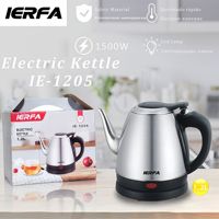 Nouvelle Bouilloire Électrique Multifonction Tout-en-un 1,2 L en Acier Inoxydable Anti-Brûlure à Arrêt Automatique avec LED, Modèle 2025, pour Usage Domestique Transfrontalier